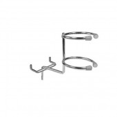 HP-01 Держатель фена, на перфорацию. Цвет: Цинк